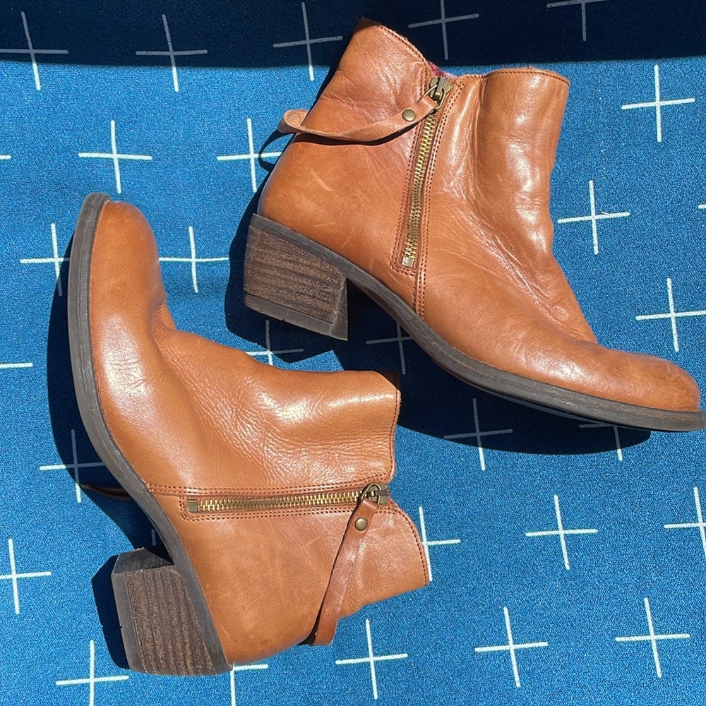 Graffini leather booties